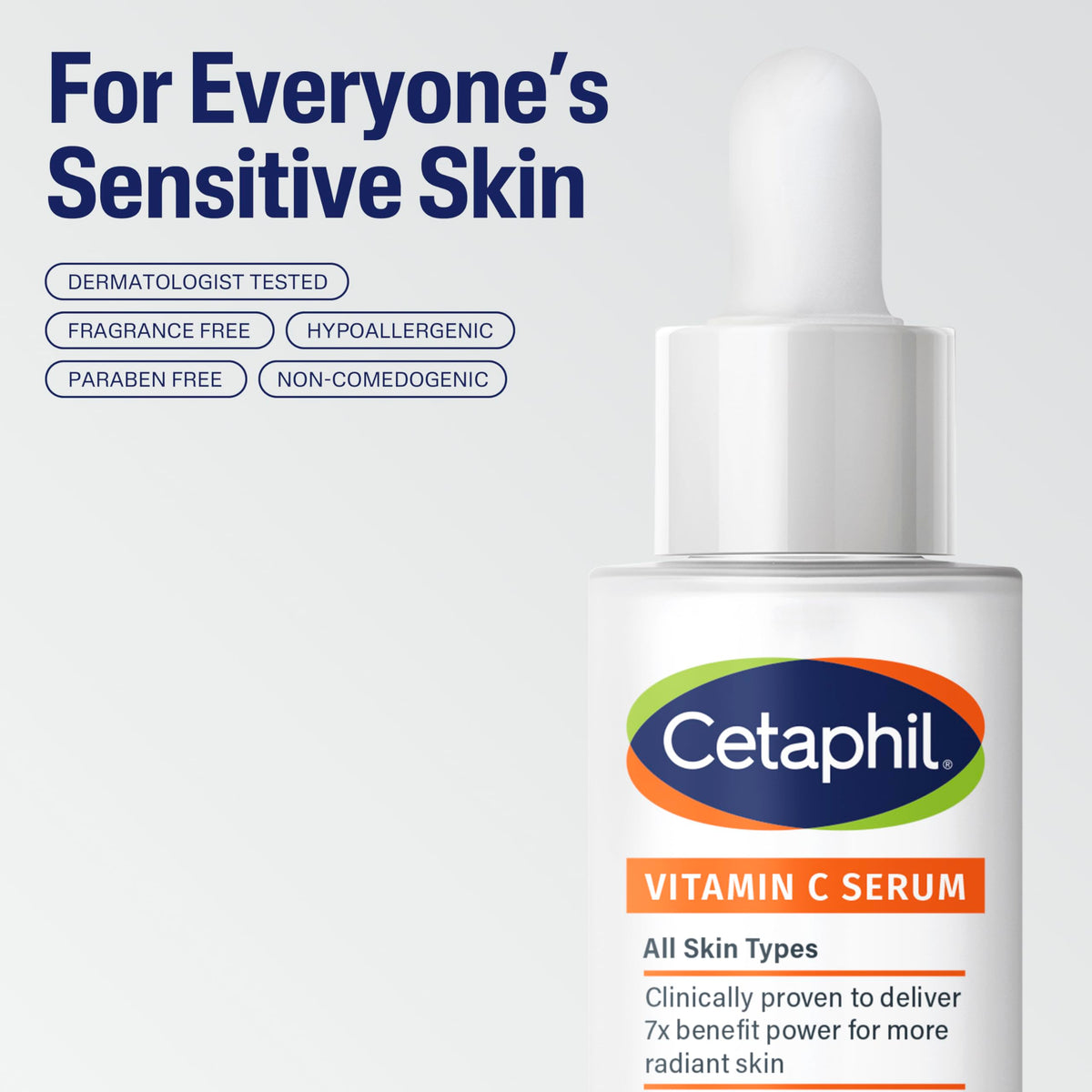 Cetaphil Vitamin C Serum bottle with cap