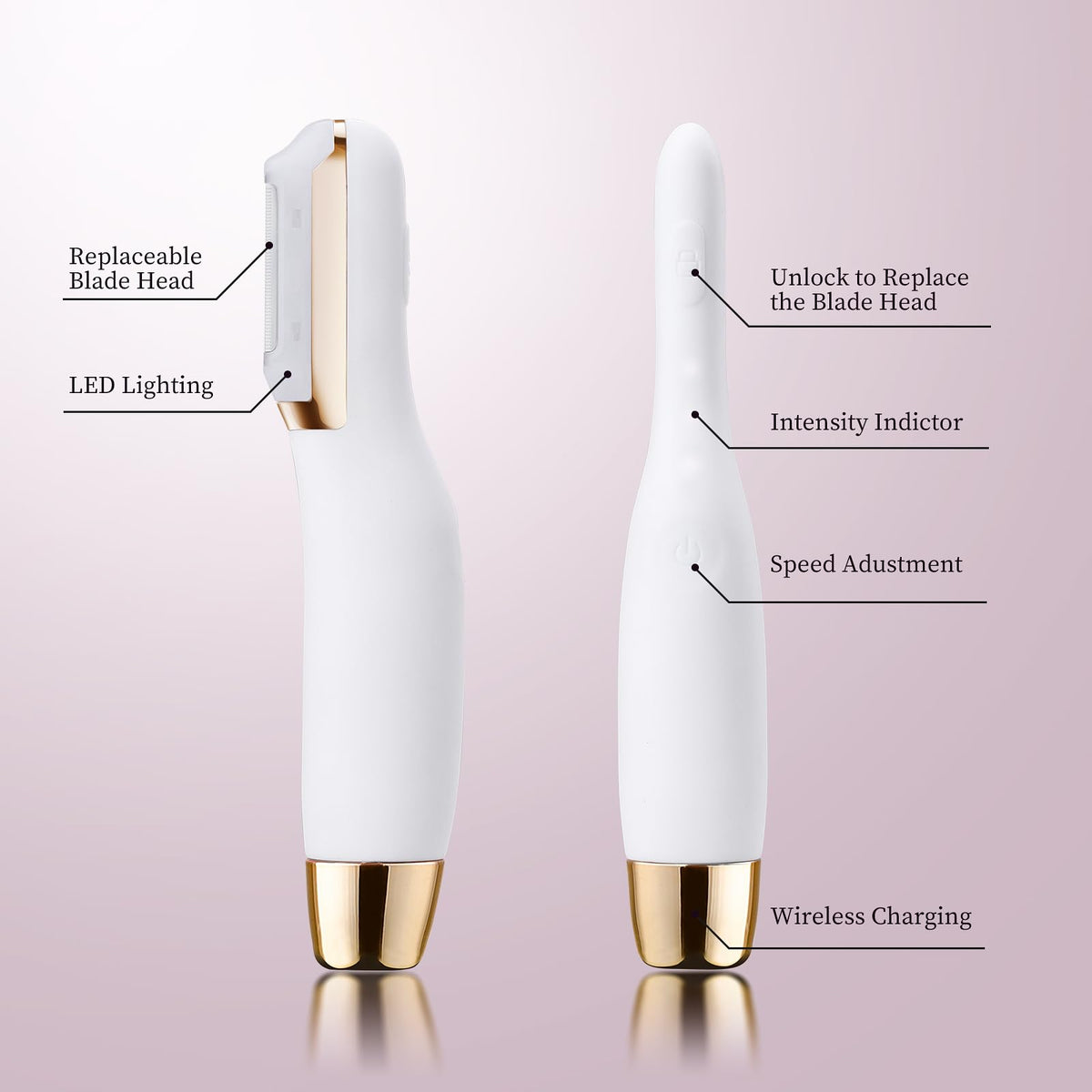 CEVEK Sonic Dermaplaning Tool in a travel-ready case