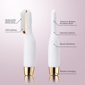 CEVEK Sonic Dermaplaning Tool in a travel-ready case