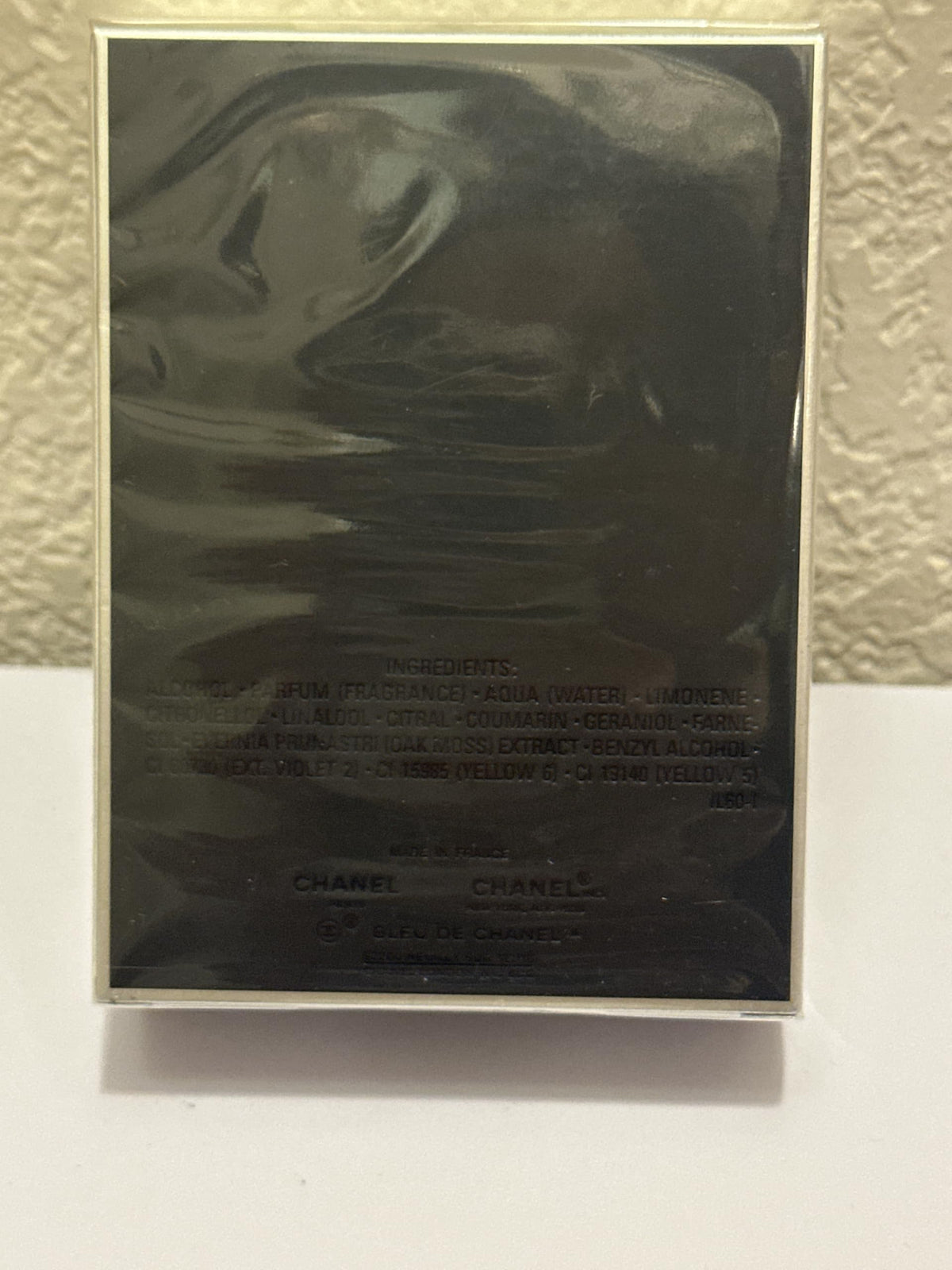 CHANEL Bleu De Chanel Eau De Toilette Spray 100ml bottle side view