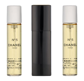 CHANEL No. 5 Eau De Toilette 0.7 Ounce spray bottle close-up