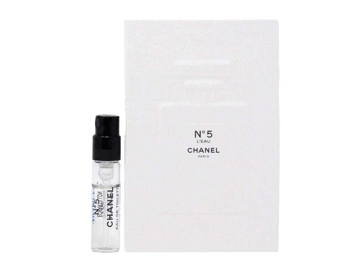 CHANEL No 5 L'EAU EDT Spray Sample 0.05oz front view