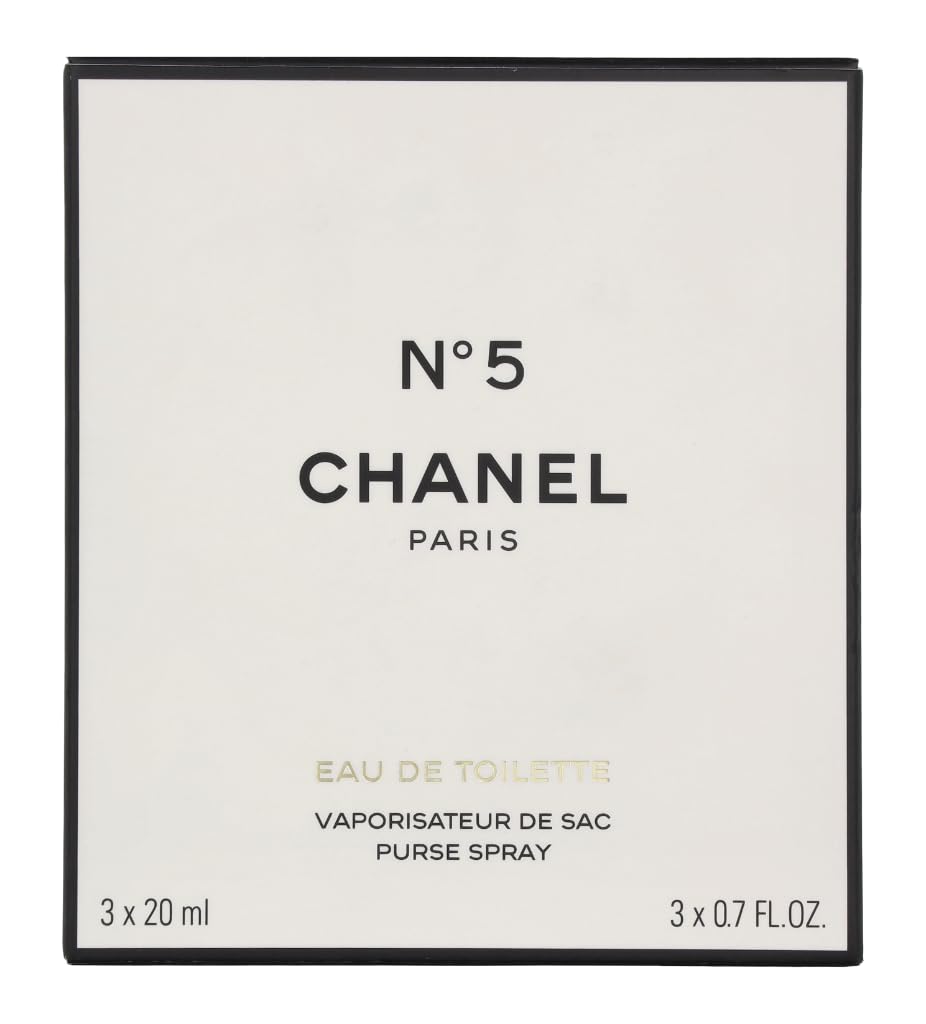 CHANEL No. 5 travel spray refillable bottle side view