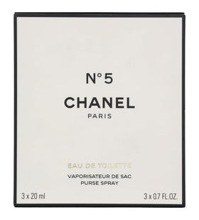 CHANEL No. 5 travel spray refillable bottle side view
