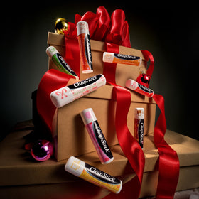ChapStick Advent Calendar 2025 opened showing individual lip balms