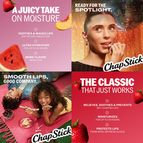 ChapStick Classic Strawberry Lip Balm packaging