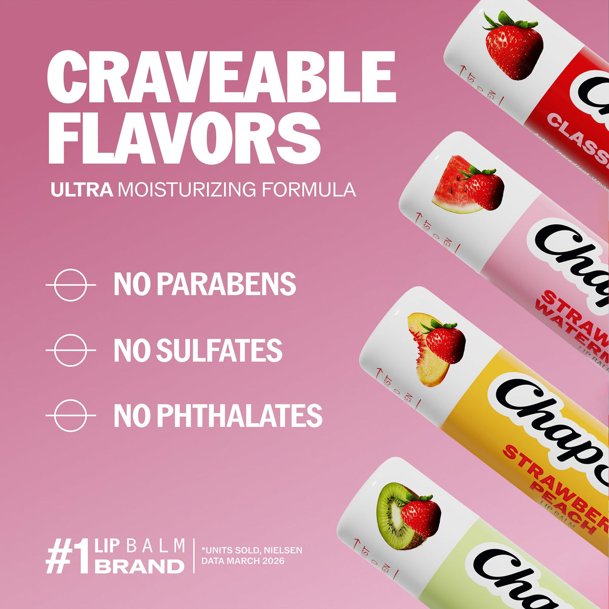ChapStick Lip Balm Set Strawberry Remix and Classic Strawberry