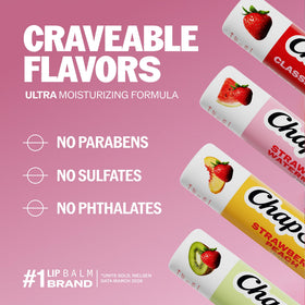 ChapStick Lip Balm Set Strawberry Remix and Classic Strawberry