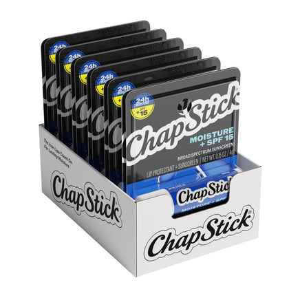 ChapStick Original Moisturizer Lip Balm SPF 15 front view