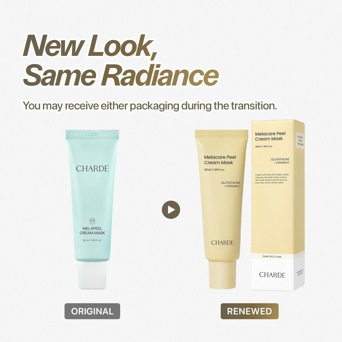 CHARDE Peel Off Cream Mask texture close-up