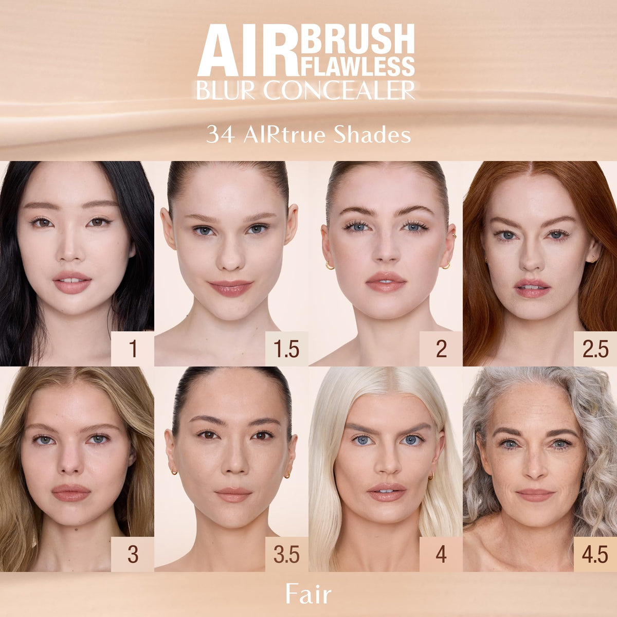 Charlotte Tilbury AIRbrush Flawless Blur Concealer on makeup table