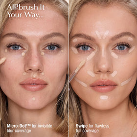 Charlotte Tilbury AIRbrush Flawless Blur Concealer shade selection