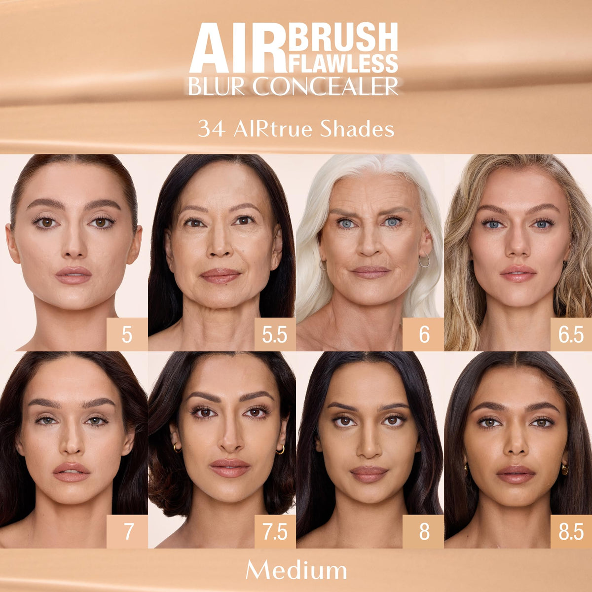 Charlotte Tilbury AIRbrush Flawless Blur Concealer texture close-up