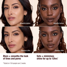Charlotte Tilbury Airbrush Flawless Finish Blurring Powder application process