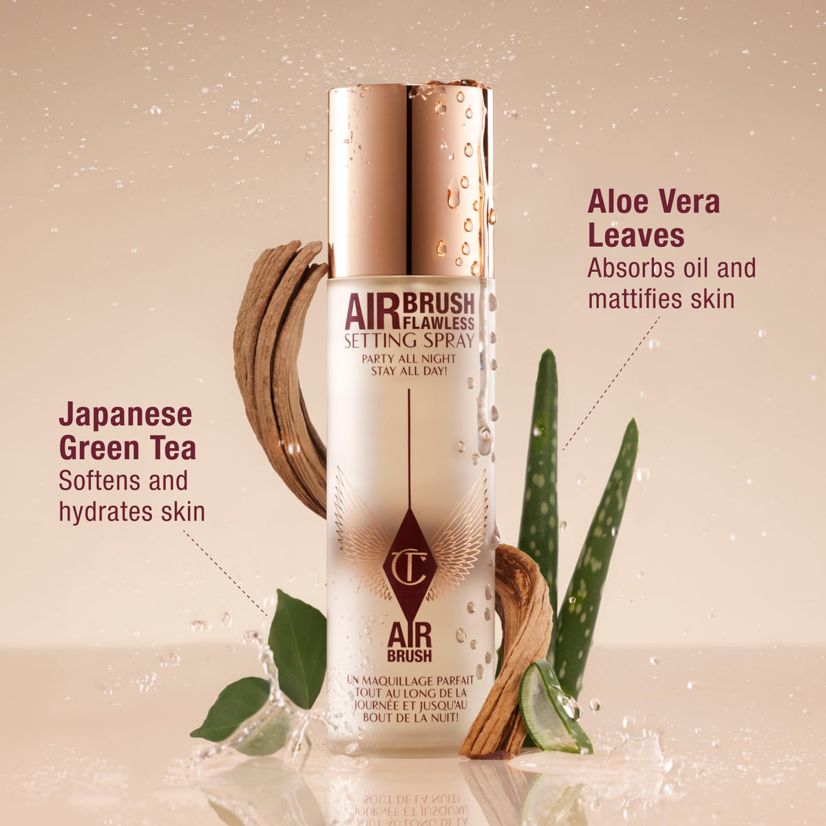 Charlotte Tilbury Airbrush Flawless Setting Spray packaging details
