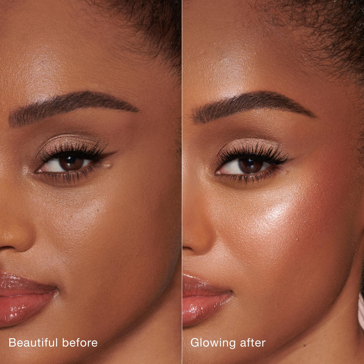 Charlotte Tilbury Beauty Light Wand in use on model