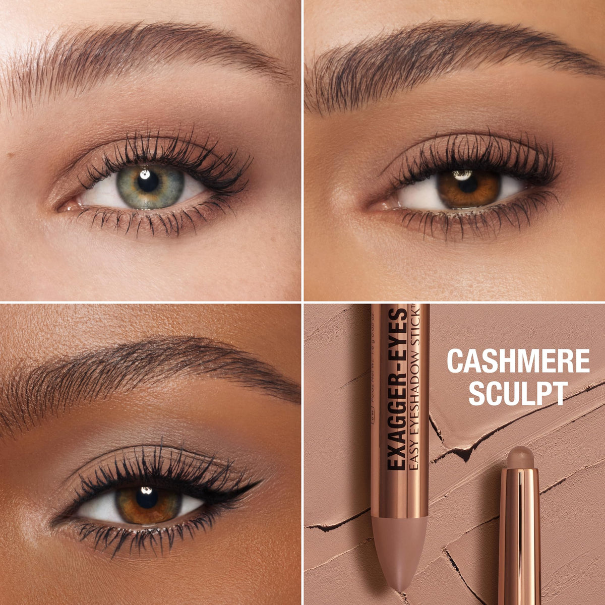 Charlotte Tilbury Exagger-Eyes Easy Eyeshadow Stick swatch on skin