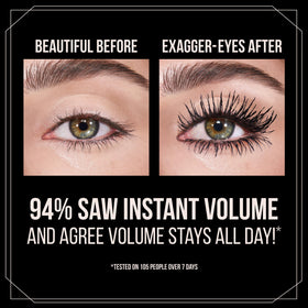 Charlotte Tilbury Exagger-Eyes Volume Mascara applied on lashes