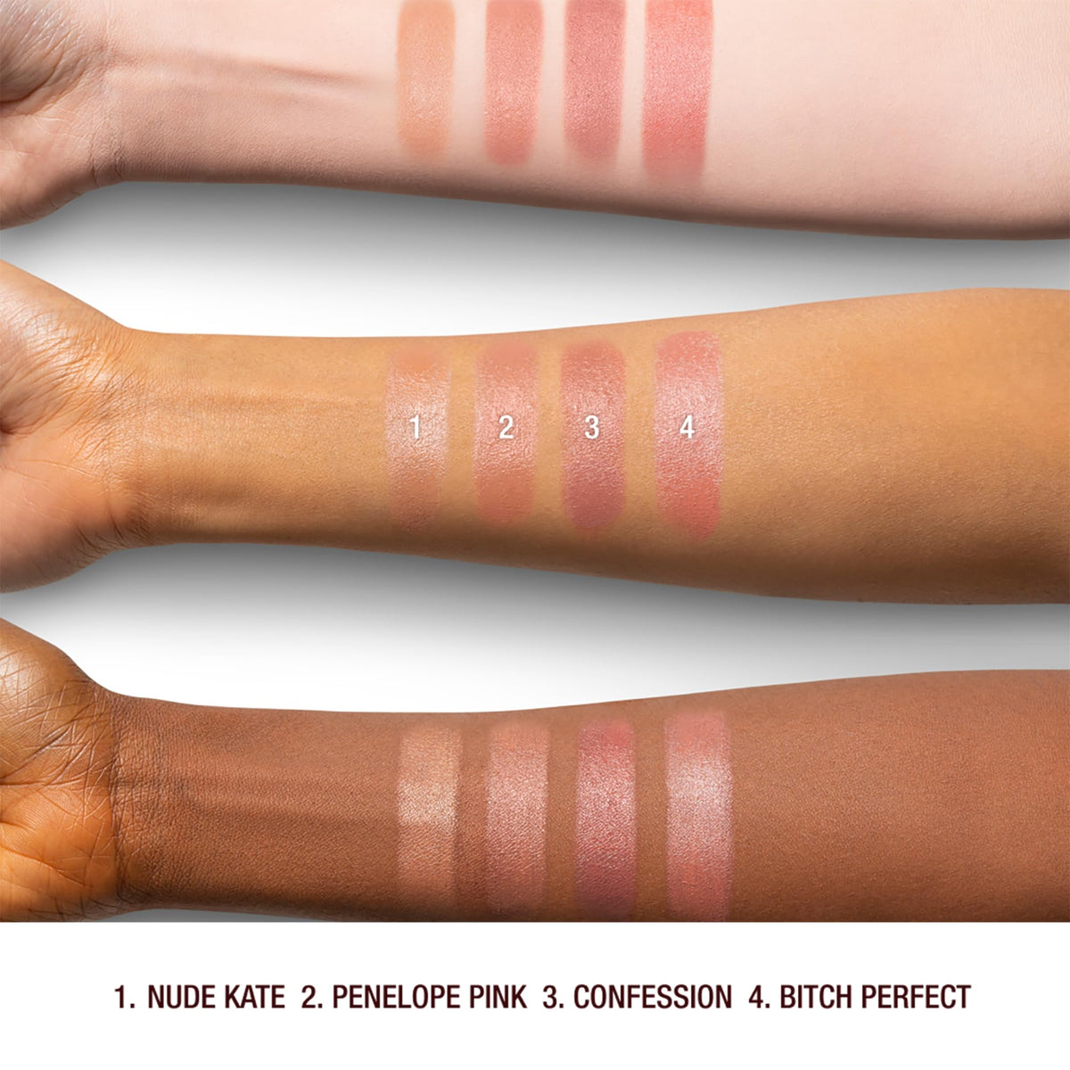 Charlotte Tilbury K.I.S.S.I.N.G Lipstick application on model