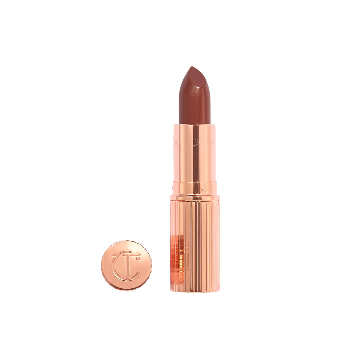 Charlotte Tilbury K.I.S.S.I.N.G Lipstick front view with satin finish