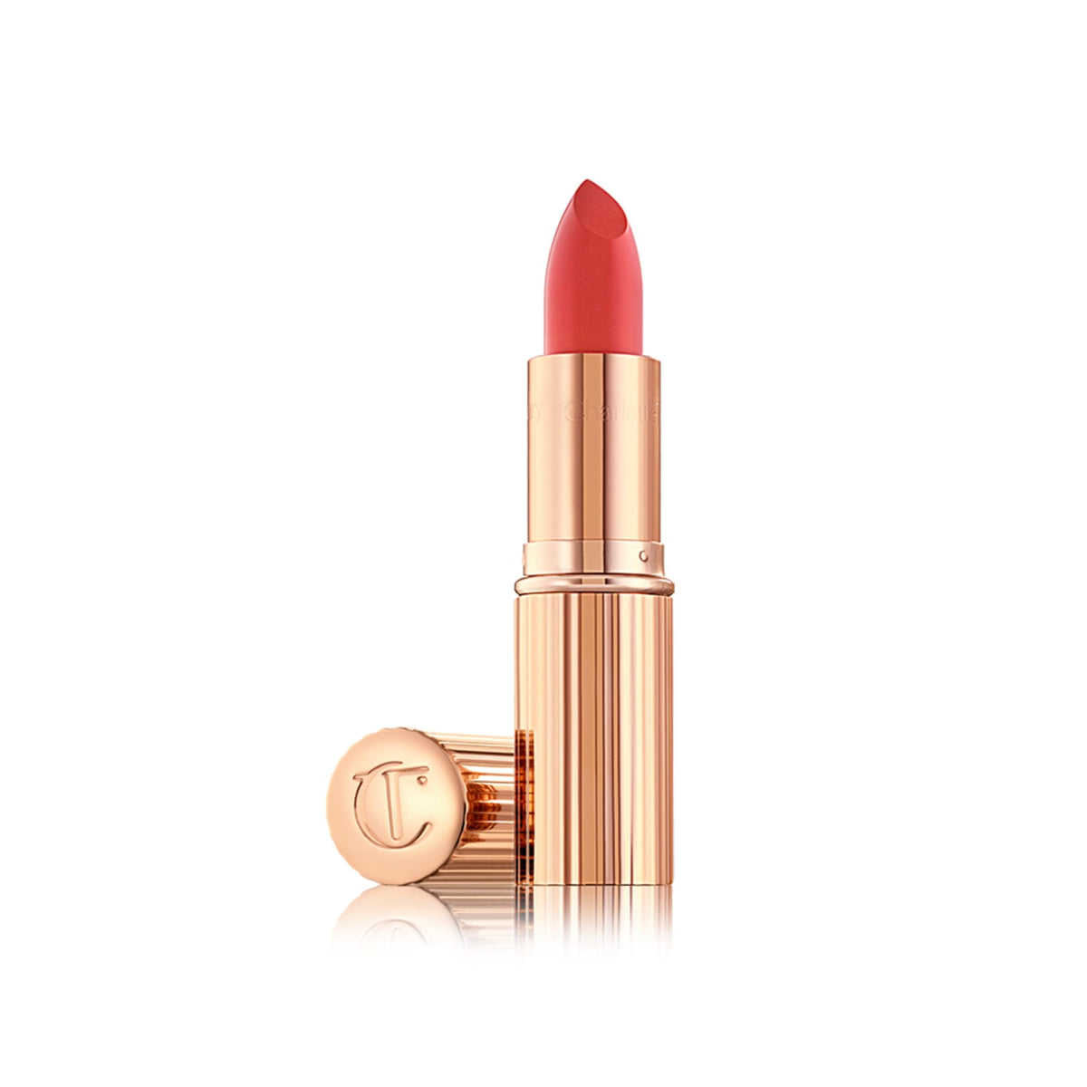 Charlotte Tilbury K.I.S.S.I.N.G Lipstick in Coral Kiss front view