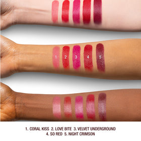 Charlotte Tilbury K.I.S.S.I.N.G Lipstick in use on model