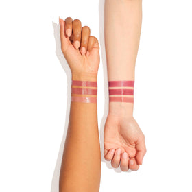 Charlotte Tilbury K.I.S.S.I.N.G Lipstick shades swatched on skin