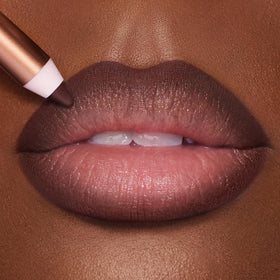 Charlotte Tilbury Lip Cheat Lip Liner in use on model