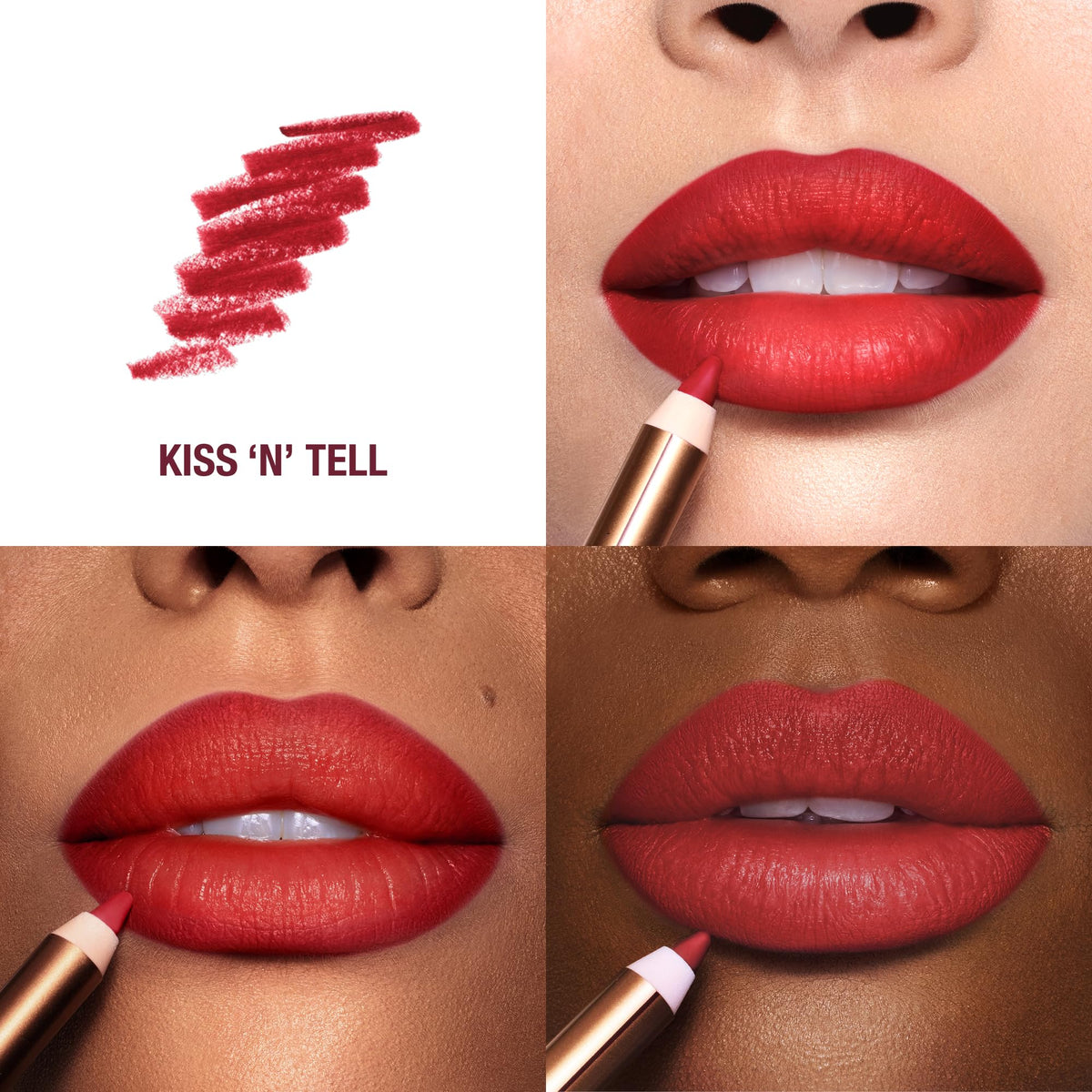 Charlotte Tilbury Lip Cheat Lip Liner swatch on skin