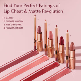 Charlotte Tilbury Lip Cheat Lip Liner with makeup brush