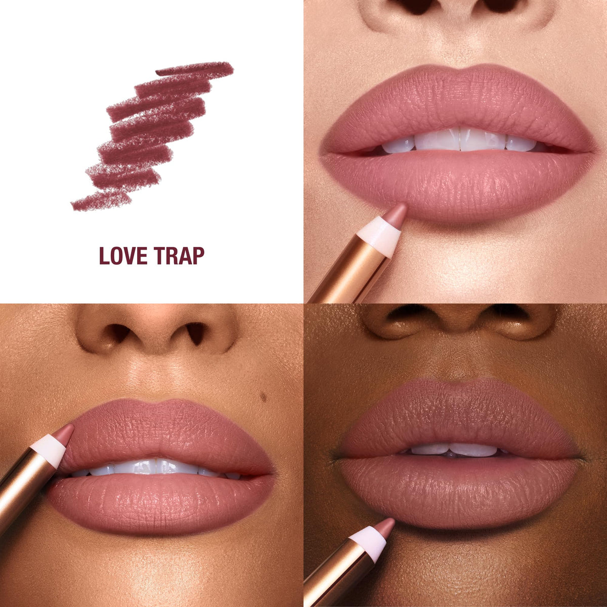 Charlotte Tilbury Lip Cheat Waterproof Lip Liner Love Trap packaging