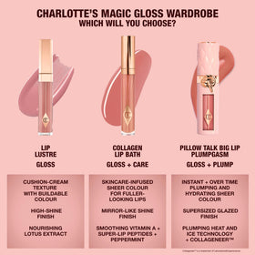 Charlotte Tilbury Lip Lustre Hydrating Lip Gloss swatch on skin
