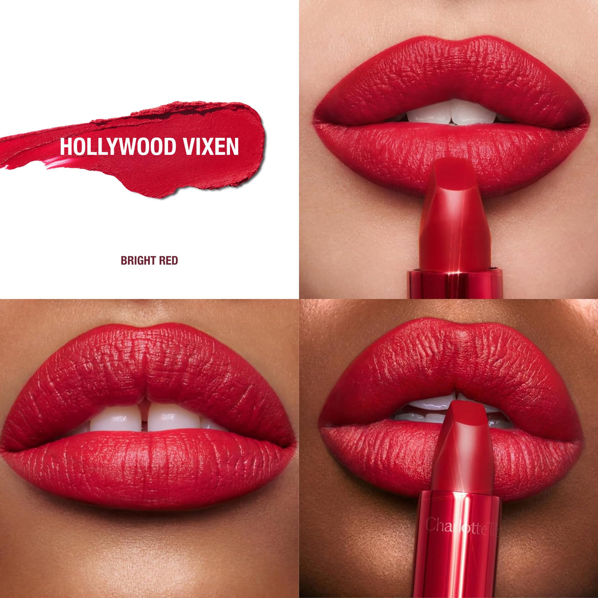 Charlotte Tilbury Matte Revolution Lipstick angled square tip