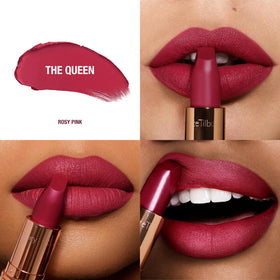 Charlotte Tilbury Matte Revolution Lipstick angled square tip close-up