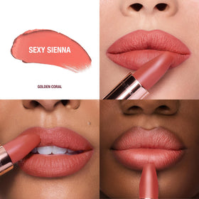 Charlotte Tilbury Matte Revolution Lipstick angled square tip close-up
