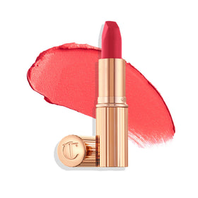 Charlotte Tilbury Matte Revolution Lipstick front view in fuchsia pink