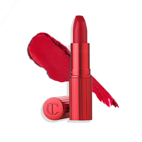 Charlotte Tilbury Matte Revolution Lipstick front view in Hollywood Vixen