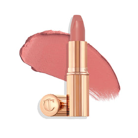 Charlotte Tilbury Matte Revolution Lipstick front view with angled square tip