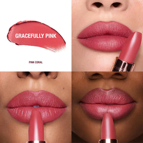 Charlotte Tilbury Matte Revolution Lipstick Gracefully Pink angled view