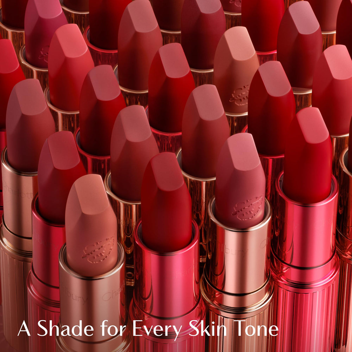 Charlotte Tilbury Matte Revolution Lipstick in natural light