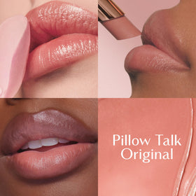 Charlotte Tilbury Pillow Talk Blush Balm Lip Tint swatch on skin