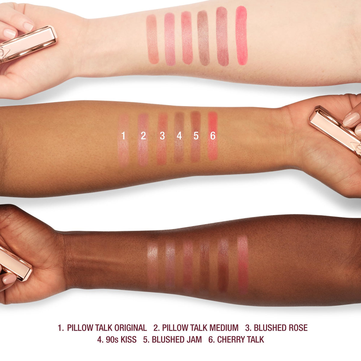 Charlotte Tilbury Pillow Talk Blush Balm Lip Tint with botanical ingredients