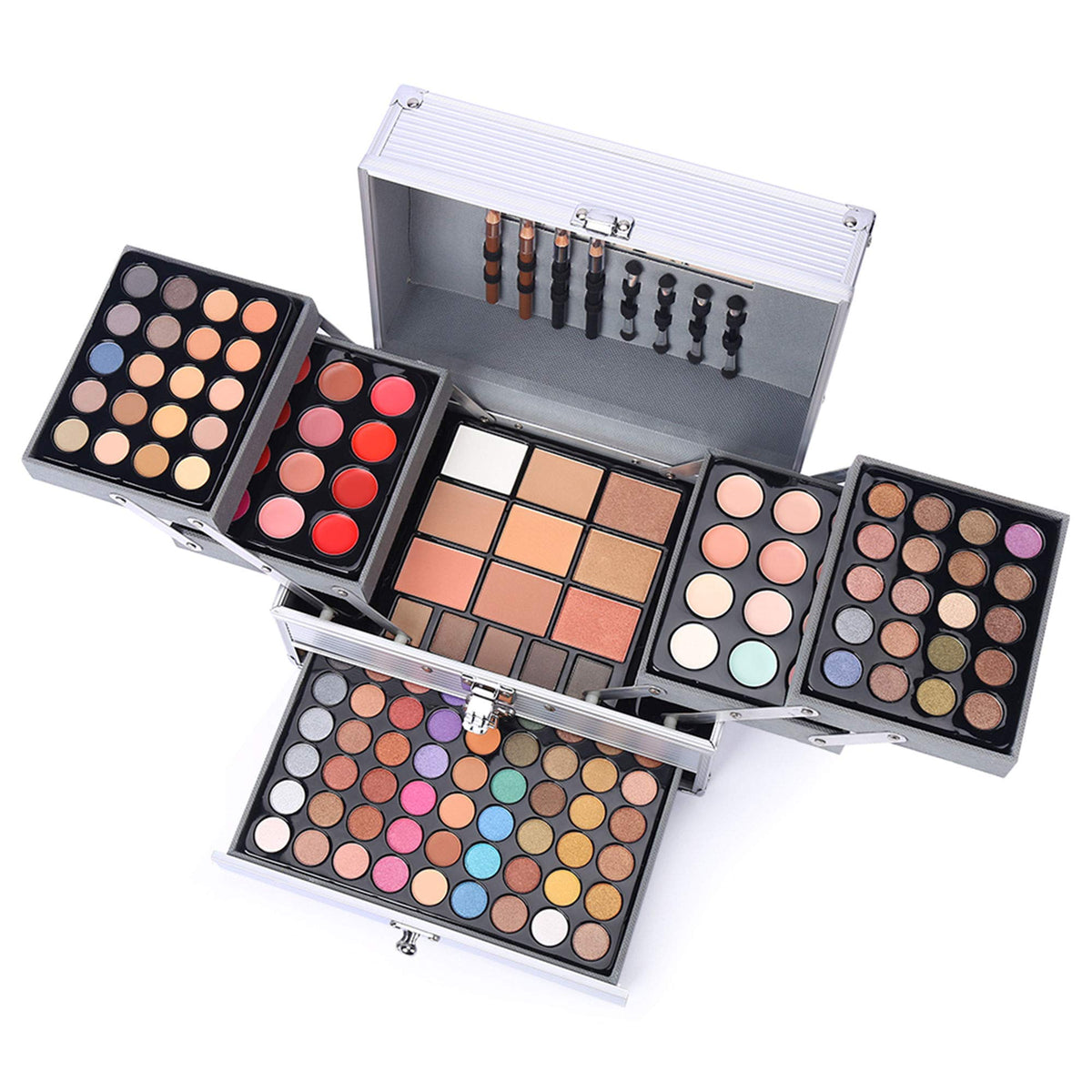 CHARMCODE makeup gift set arranged for display