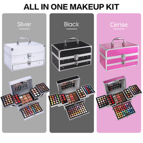 CHARMCODE makeup kit with 5 eyebrow powders and 3 blushes