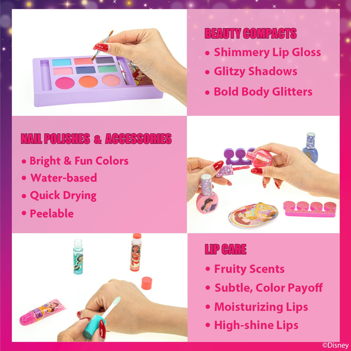 Cheek shimmers and nail file from the Disney Princess beauty set