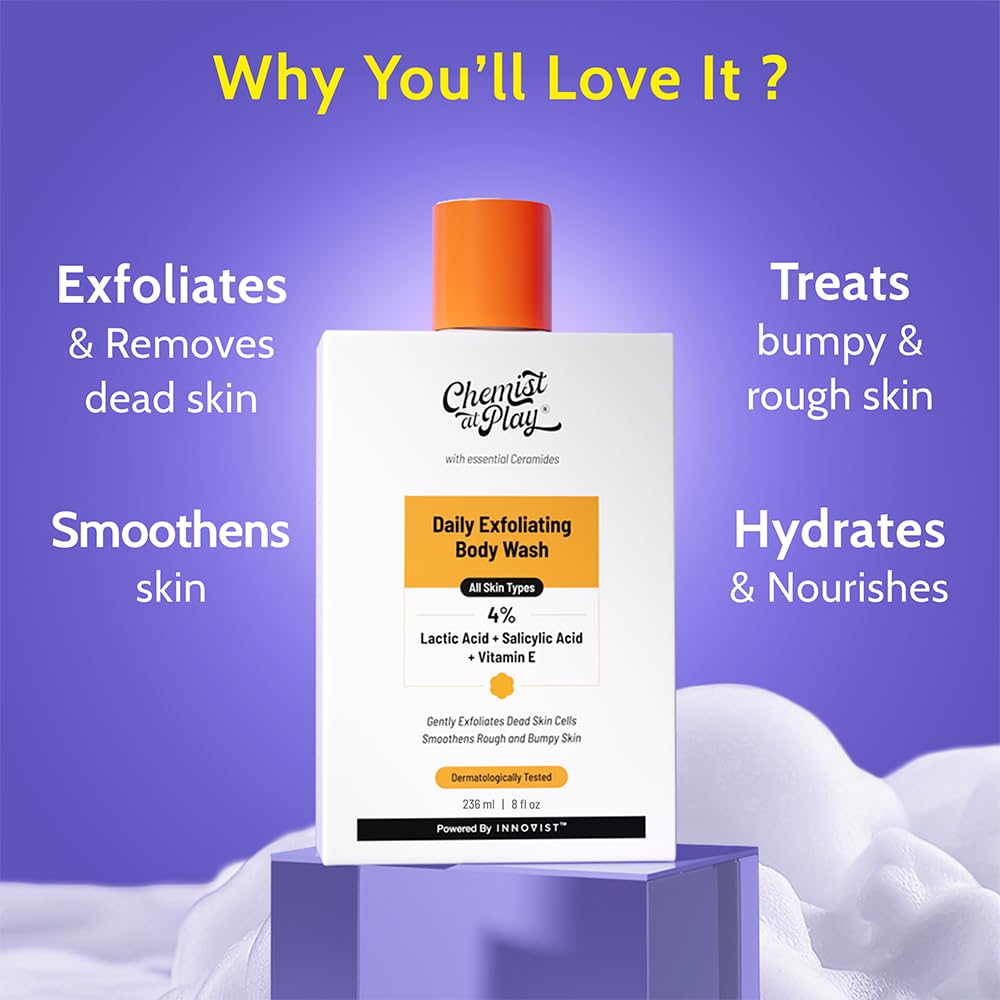 Chemist at Play Exfoliating Body Wash 236ml texture close-up