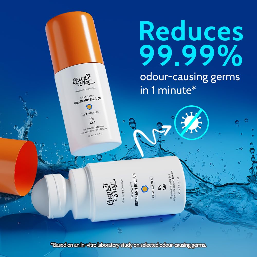 Chemist at Play UnderArm Roll-On packaging close-up