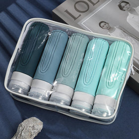 CHEODIN travel bottles showcasing food-grade silicone material
