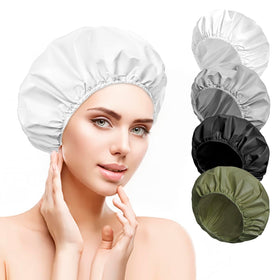 CHFONG shower caps displayed with bath accessories