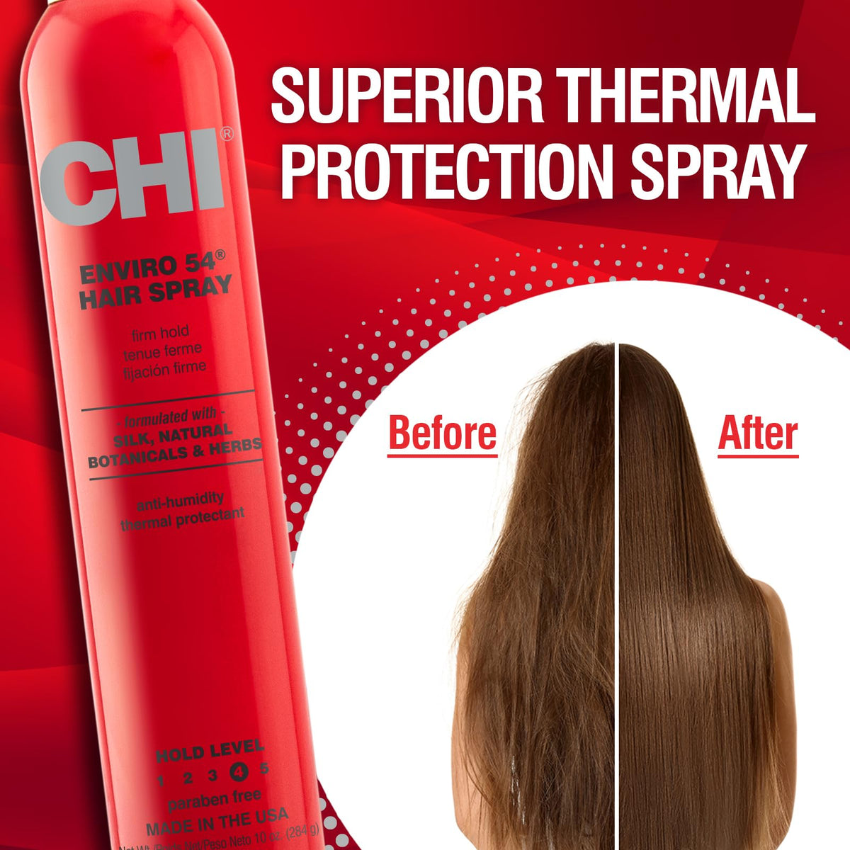 CHI Enviro 54 Hairspray 10 Oz with styling products